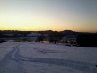 Widok z stolowki jeleni  Widok z stolowki jeleni